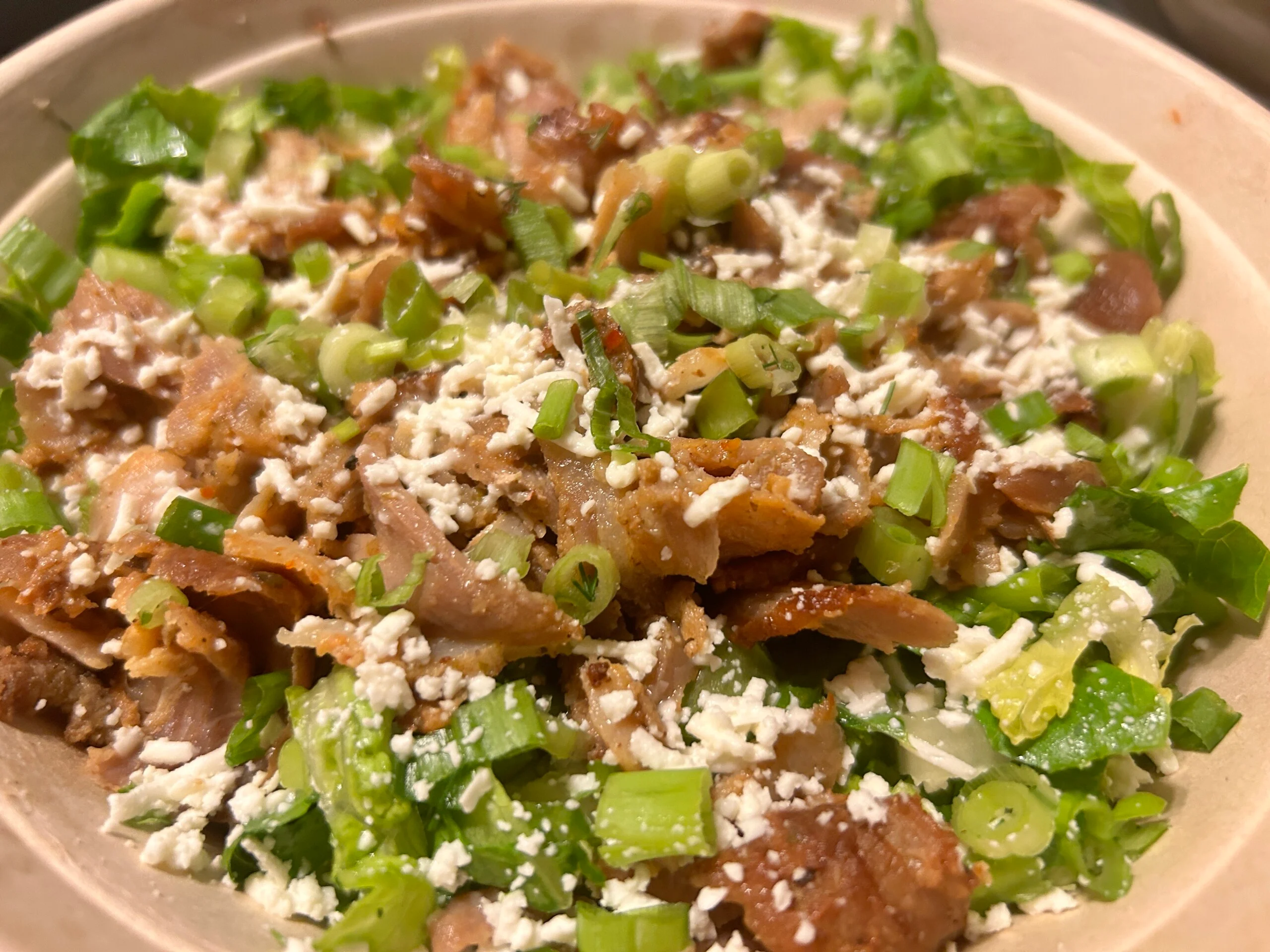 Greek Salad with Lamb